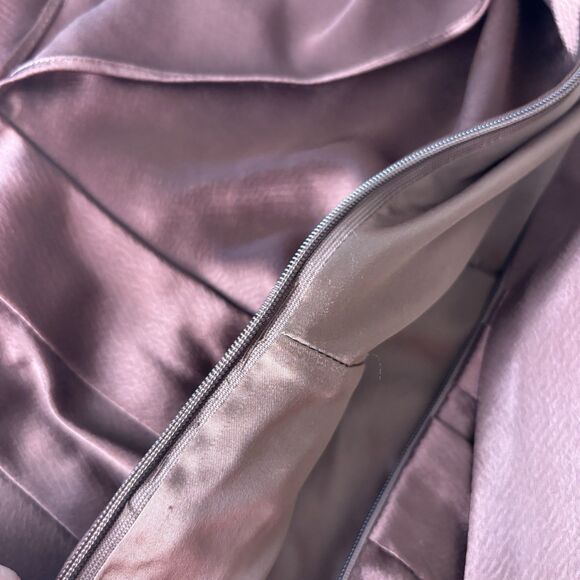 Alex Marie Satin Cocktail/Party Occasion Dress Size 8 Brown Satin NWT READ - Picture 7 of 13